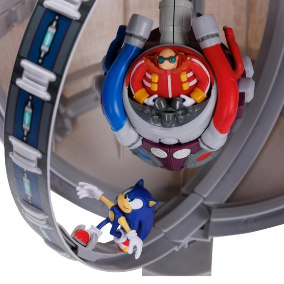 Sonic The Hedgehog 2.5" Action Figure Death Egg Playset with Sonic - Picture 3 of 6